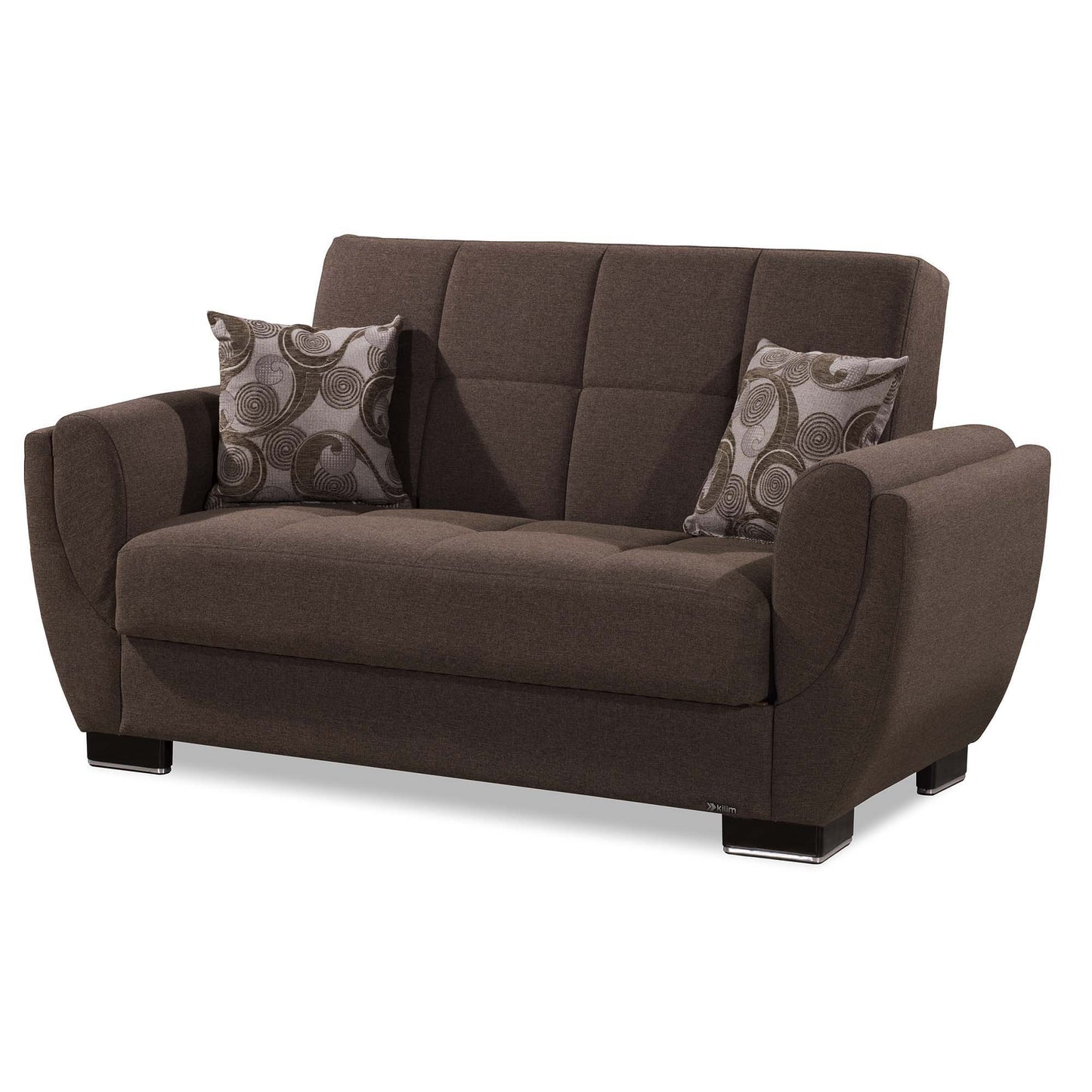 AIR ARMADA LOVESEAT #112 BROWN IN CHENILLE