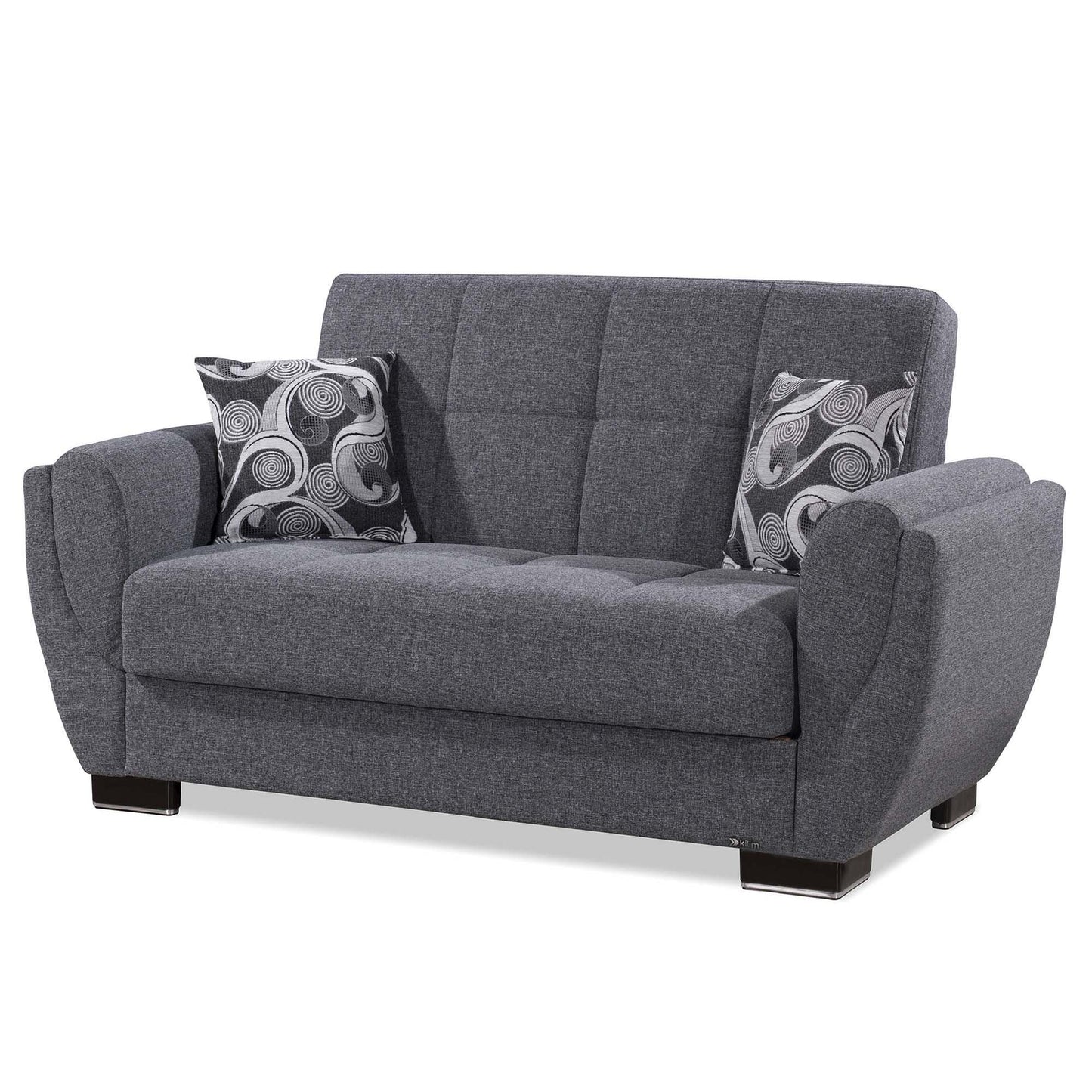 AIR ARMADA LOVESEAT #113 GRAY IN CHENILLE