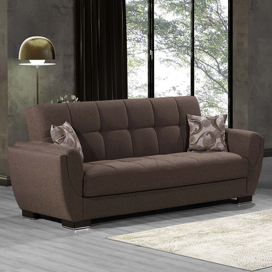 AIR ARMADA SOFABED #112 BROWN IN CHENILLE