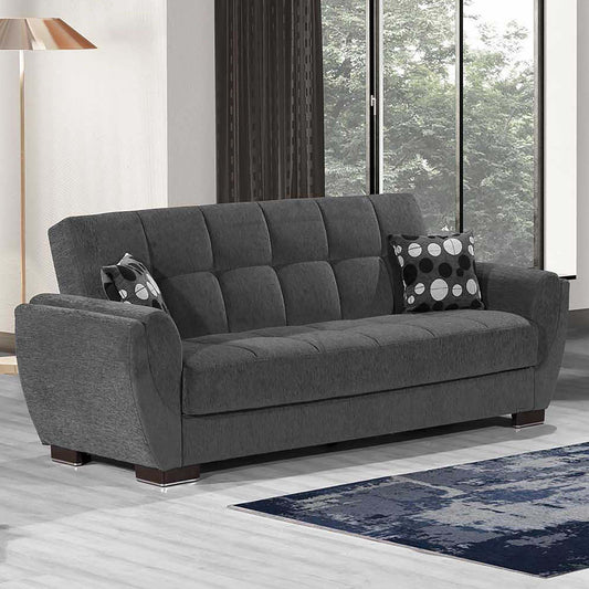AIR ARMADA SOFABED #119 DARK GRAY IN CHENILLE