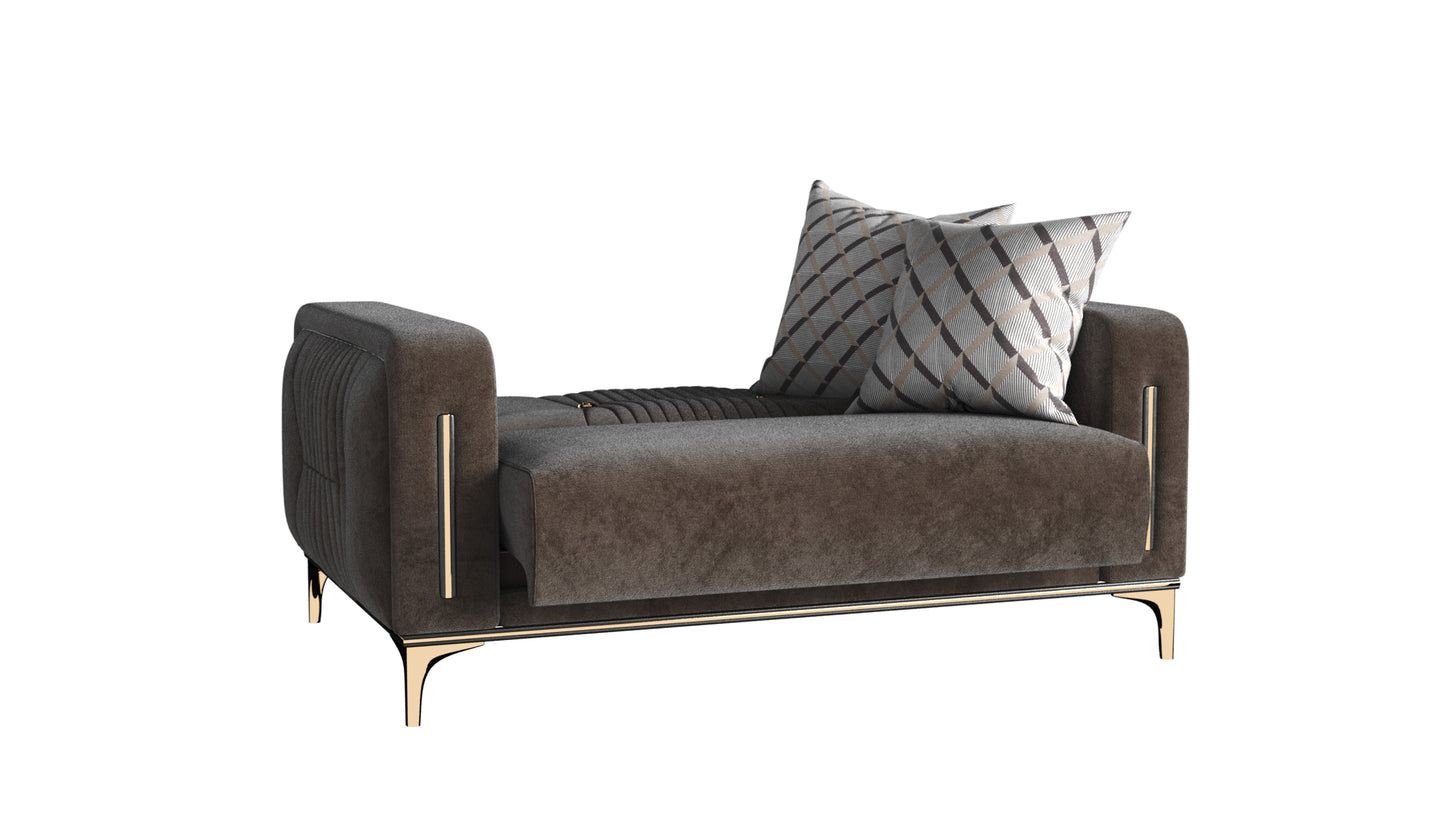 ANGEL LOVE IN BROWN MICROFIBER