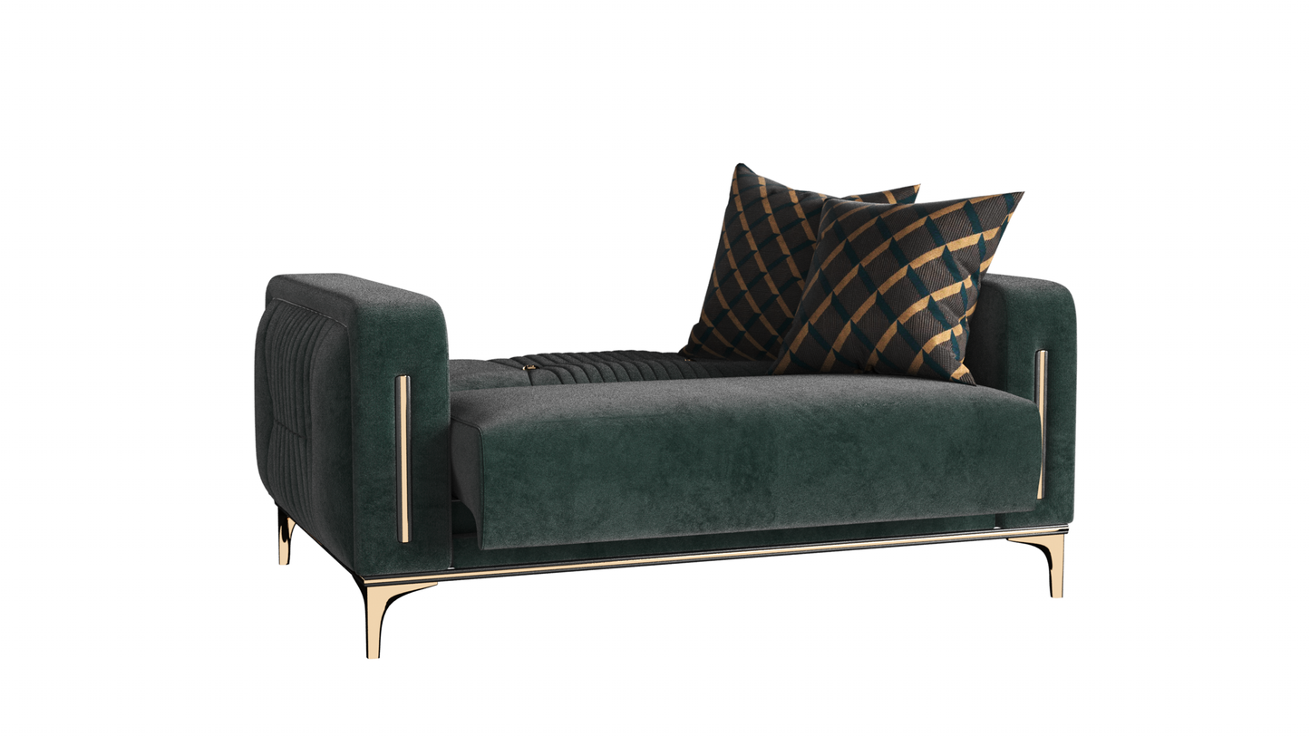 ANGEL LOVE IN GREEN MICROFIBER