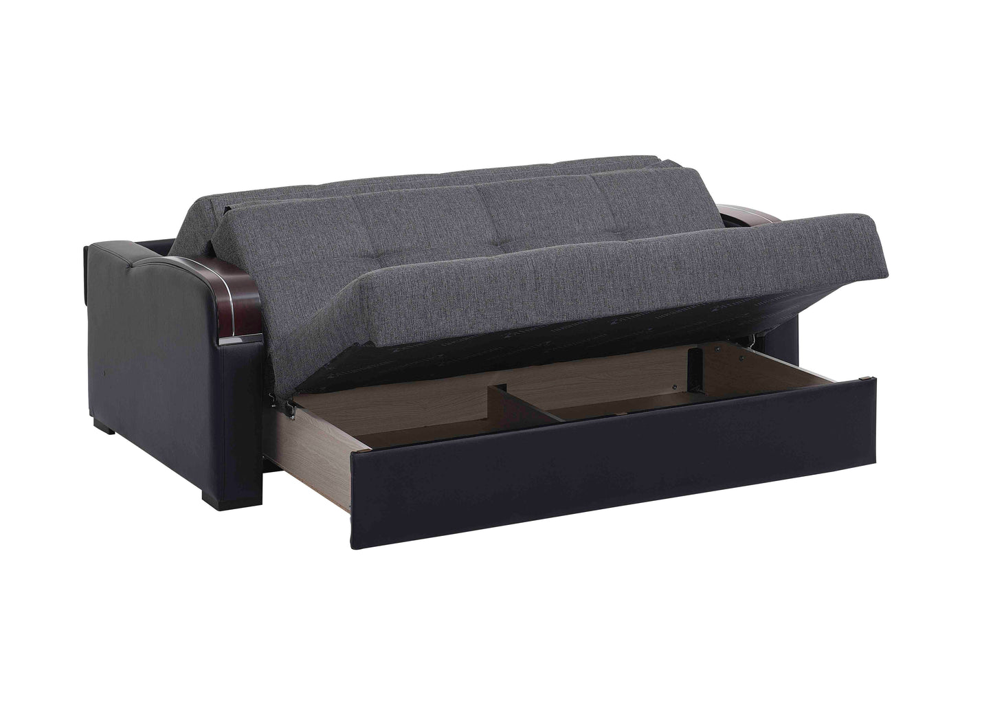 SLEEP PLUS SOFA SLEEPER IN GRAY 07-320 CHENILLE