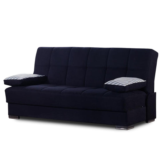 SOHO SOFABED IN BLACK NANO
