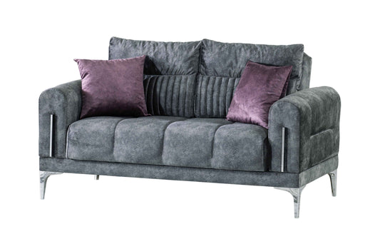 MODA LOVE SEAT IN GRAY