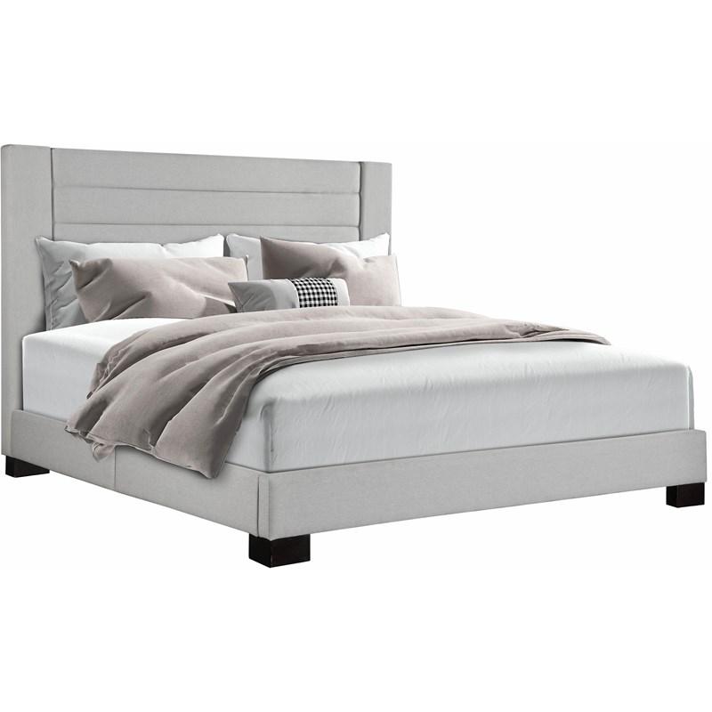 Conrad 11046 Queen Platform Bed - Grey