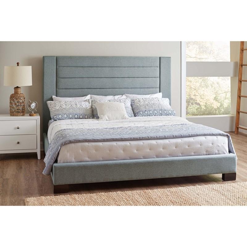 Conrad 11046 Queen Platform Bed - Ice