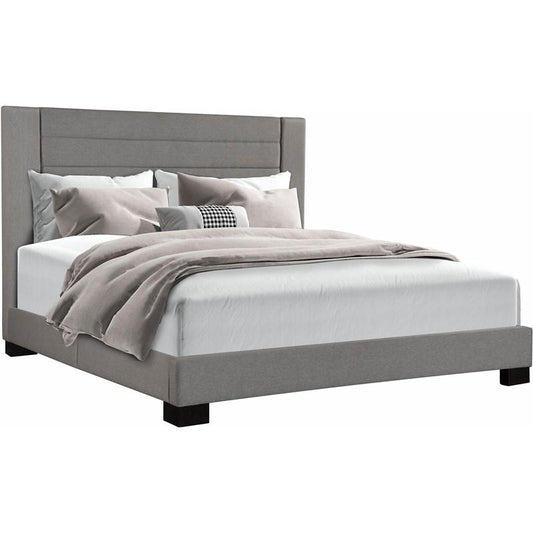 Conrad 11046 King Platform Bed - Charcoal