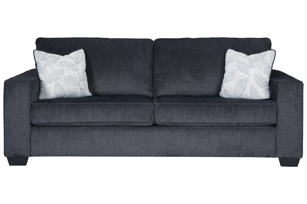 Ashley Altari Slate Sofa W / 2 Decorative Pillows (8721338)