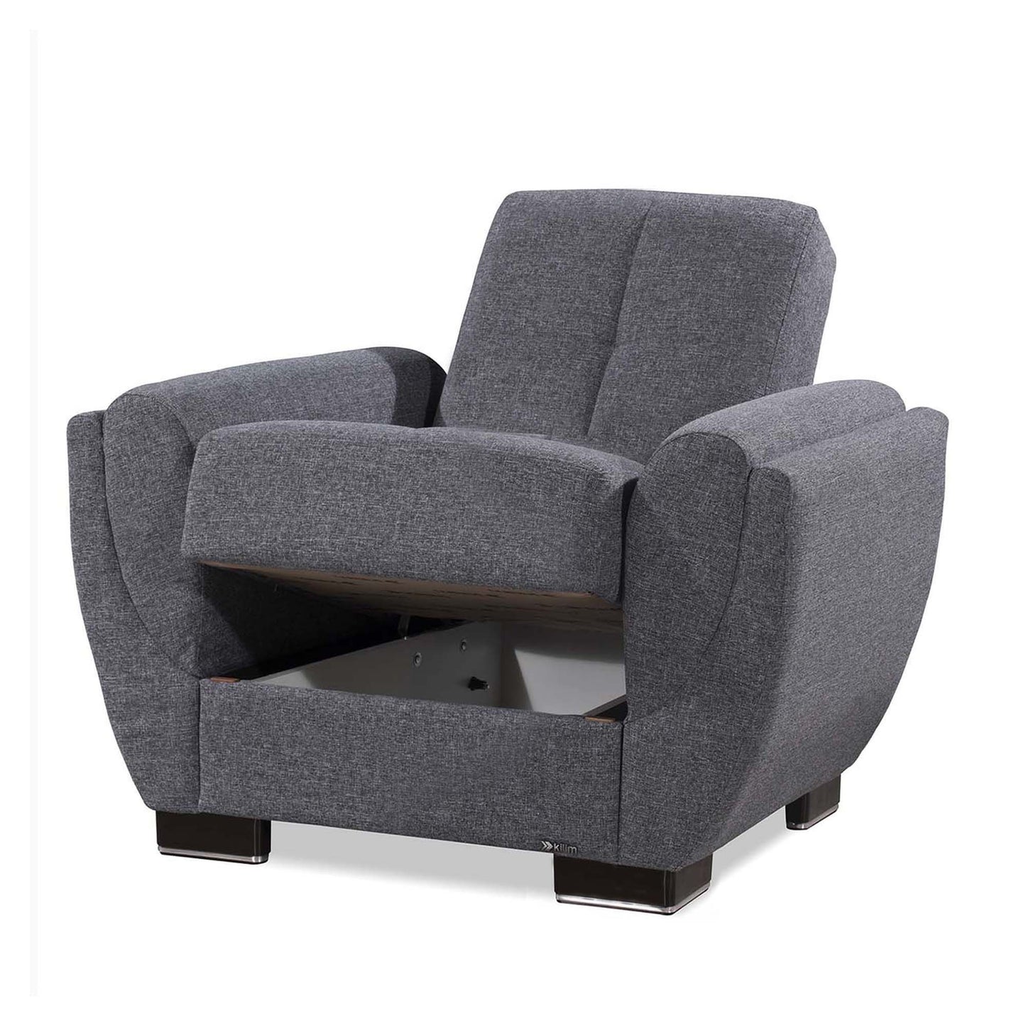 AIR ARMADA CHAIR #113 GRAY  IN CHENILLE