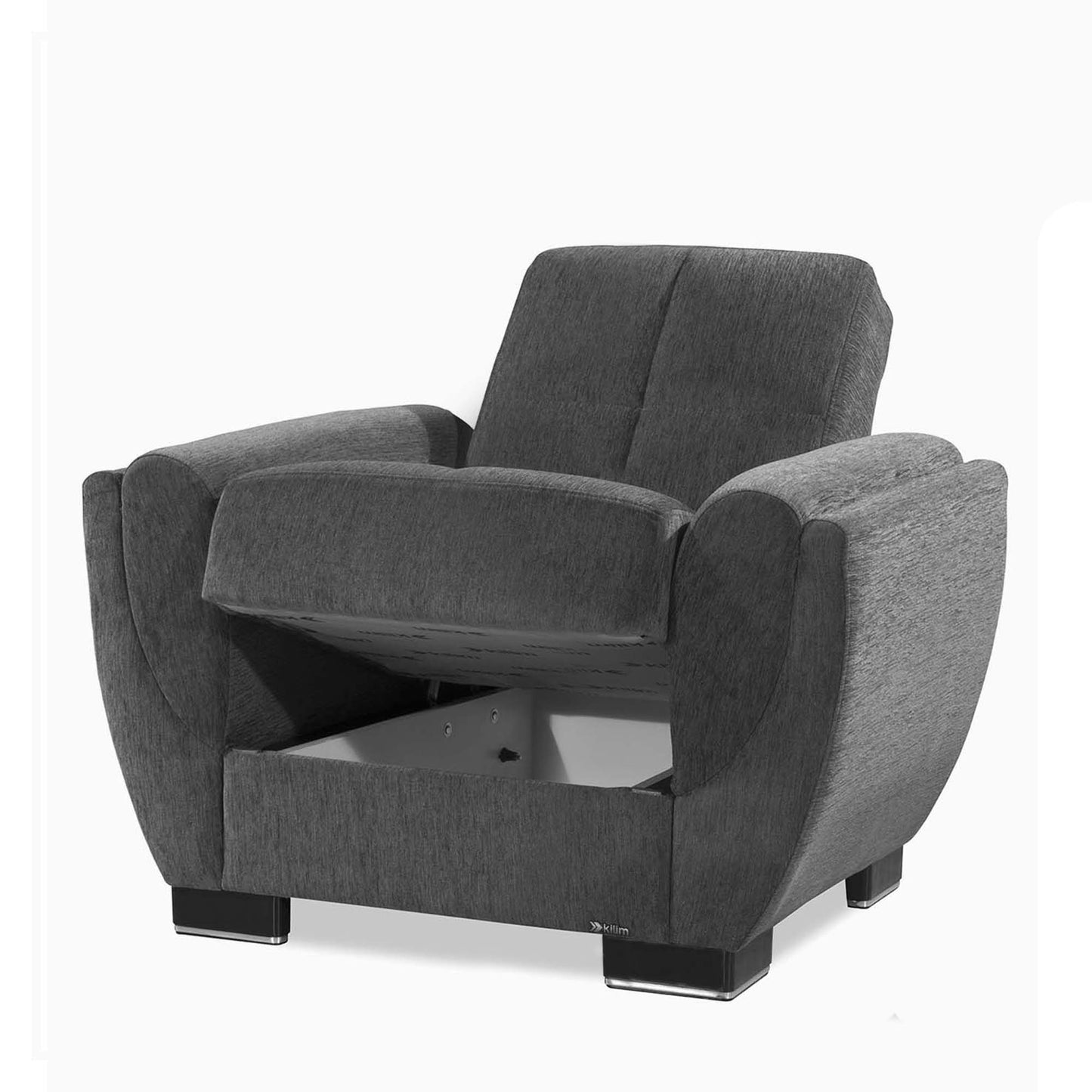 AIR ARMADA CHAIR #119 DARK GRAY  IN CHENILLE