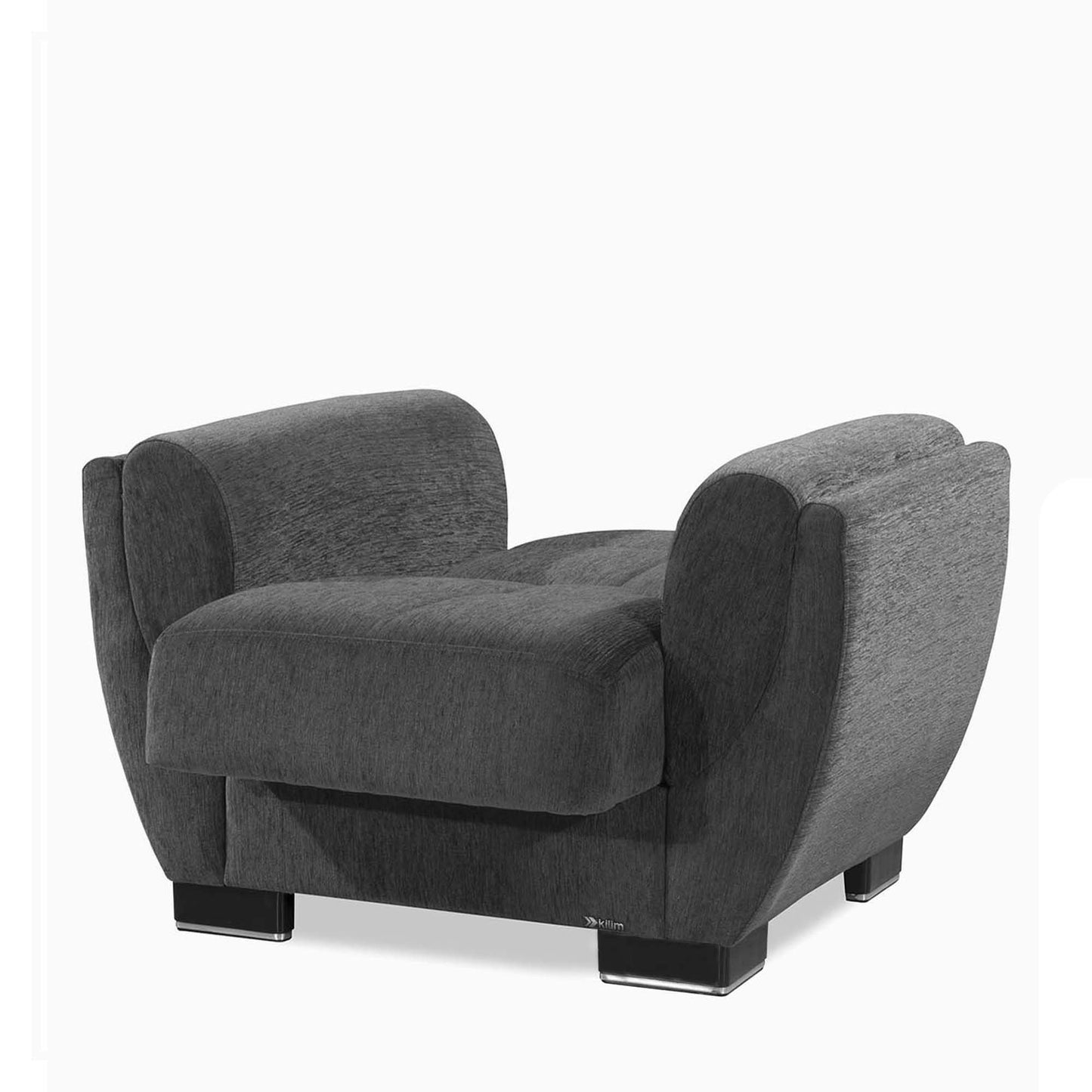 AIR ARMADA CHAIR #119 DARK GRAY  IN CHENILLE