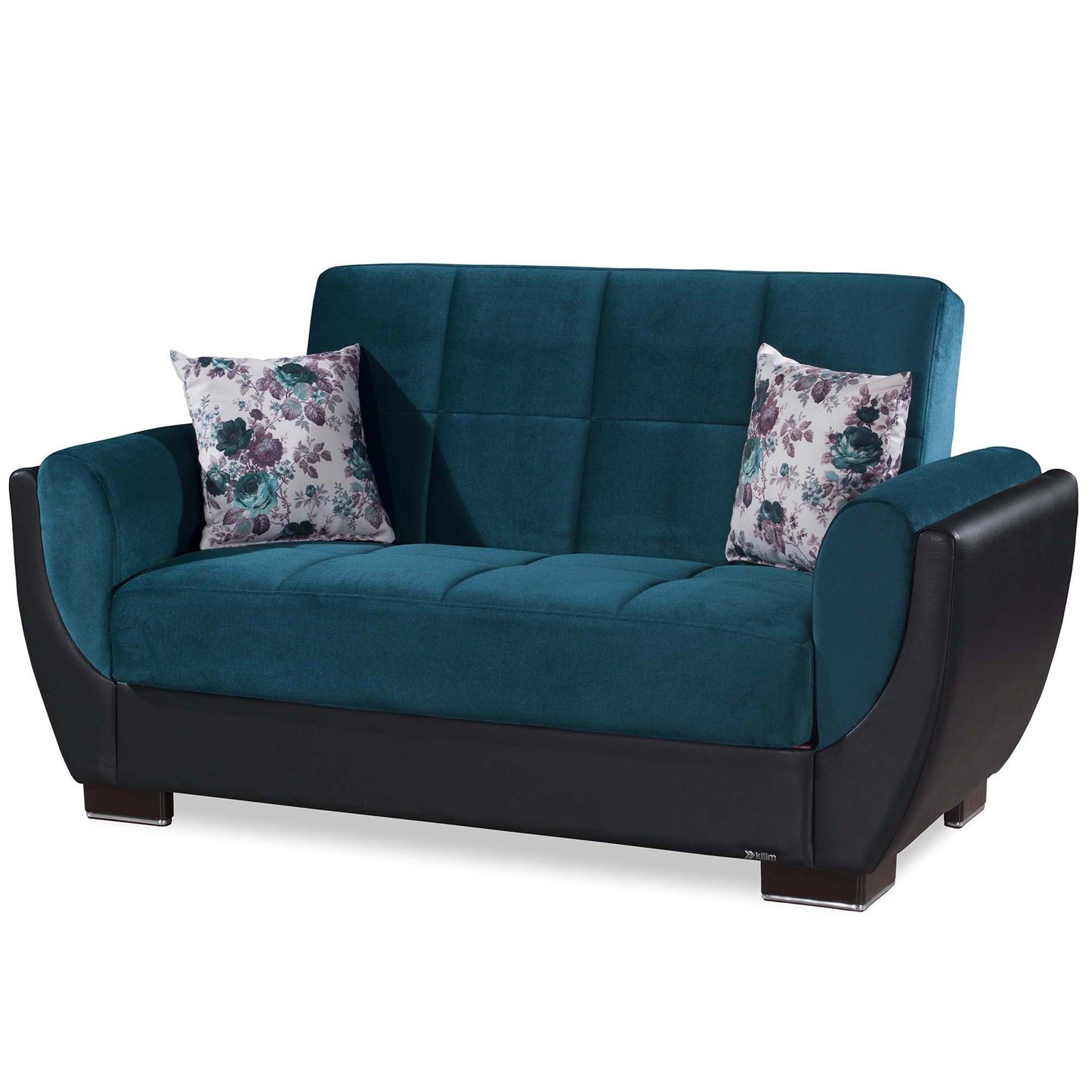 AIR ARMADA LOVESEAT #117 EMERALD BLUE IN MICROFIBER/LEATHER