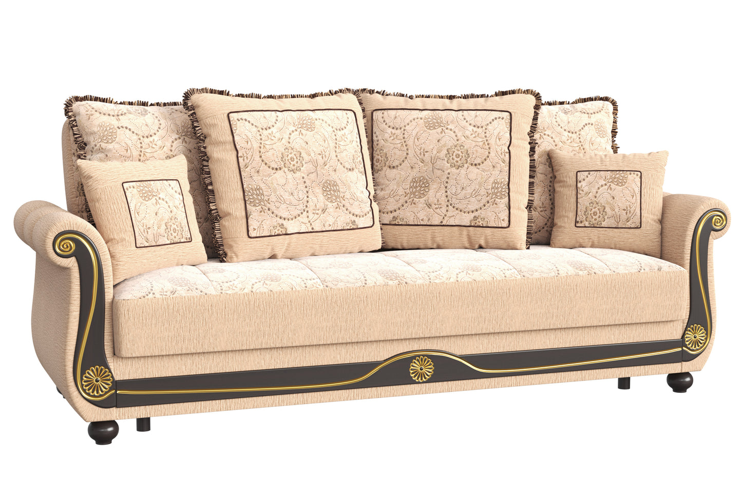 AMERICANA  SOFABED IN BEIGE CHENILLE