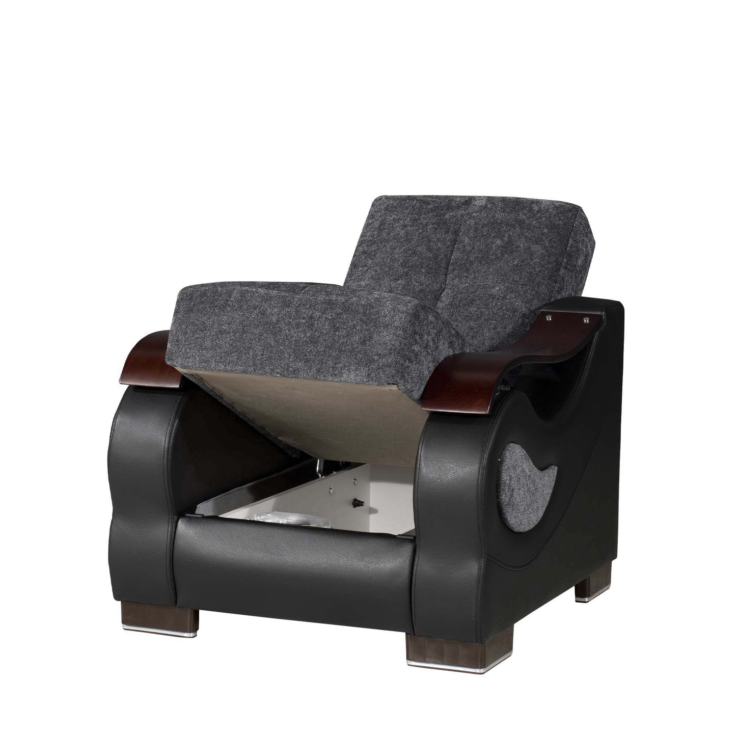 METROPLEX CHAIR IN GRAY 26-370 CHENILLE