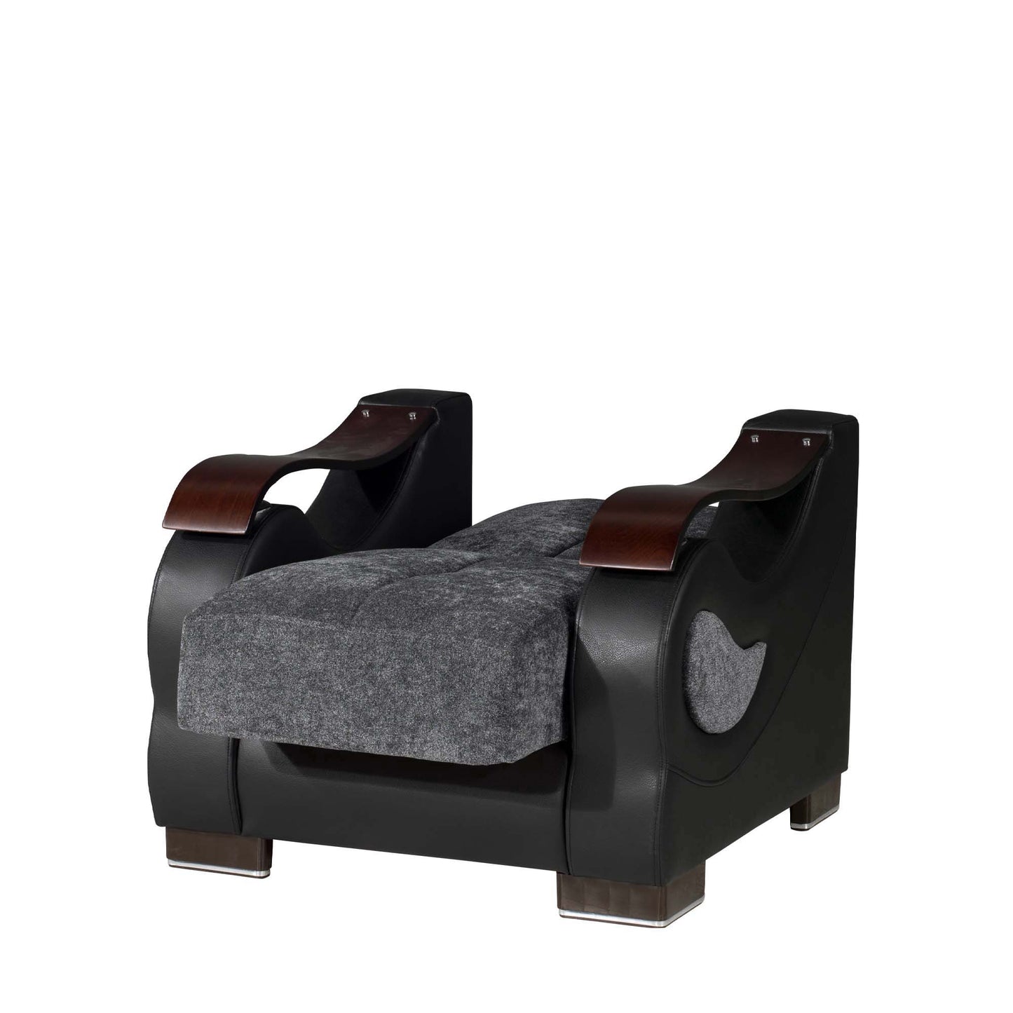 METROPLEX CHAIR IN GRAY 26-370 CHENILLE