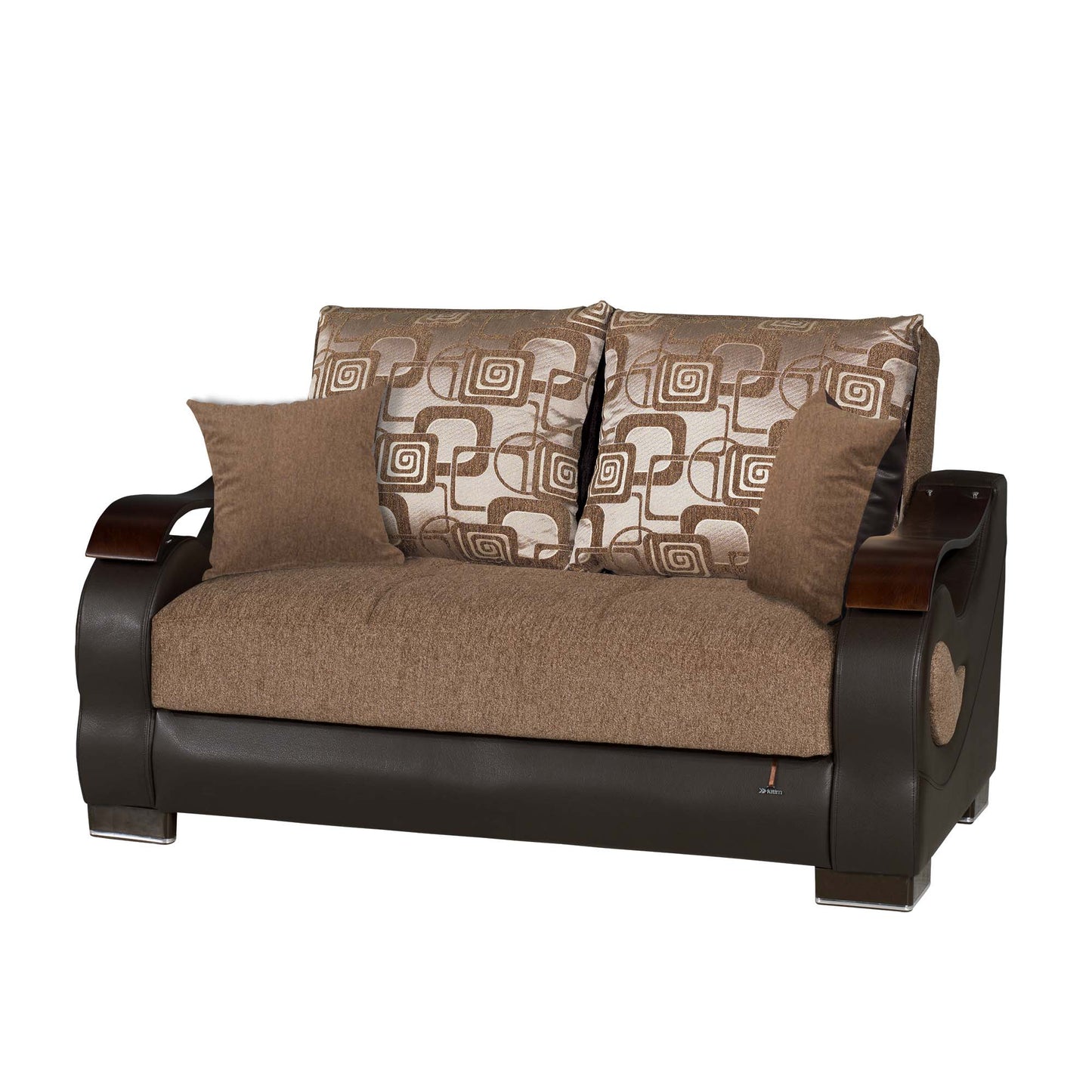 METROPLEX LOVE SEAT IN BROWN 05-581 CHENILLE