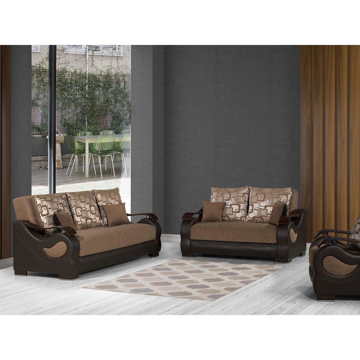 METROPLEX SOFABED IN BROWN 05-581 CHENILLE