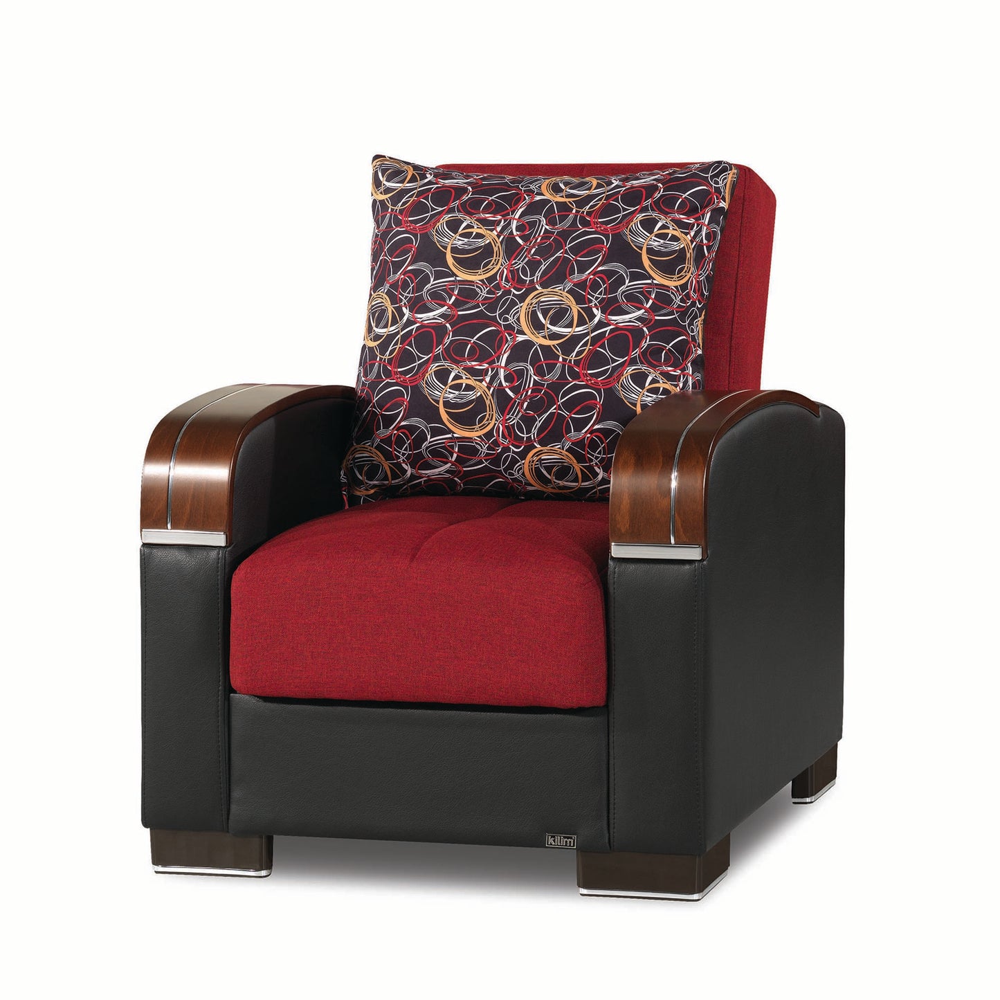 MOBIMAX   ARM CHAIR IN RED 21-440  POLYESTER