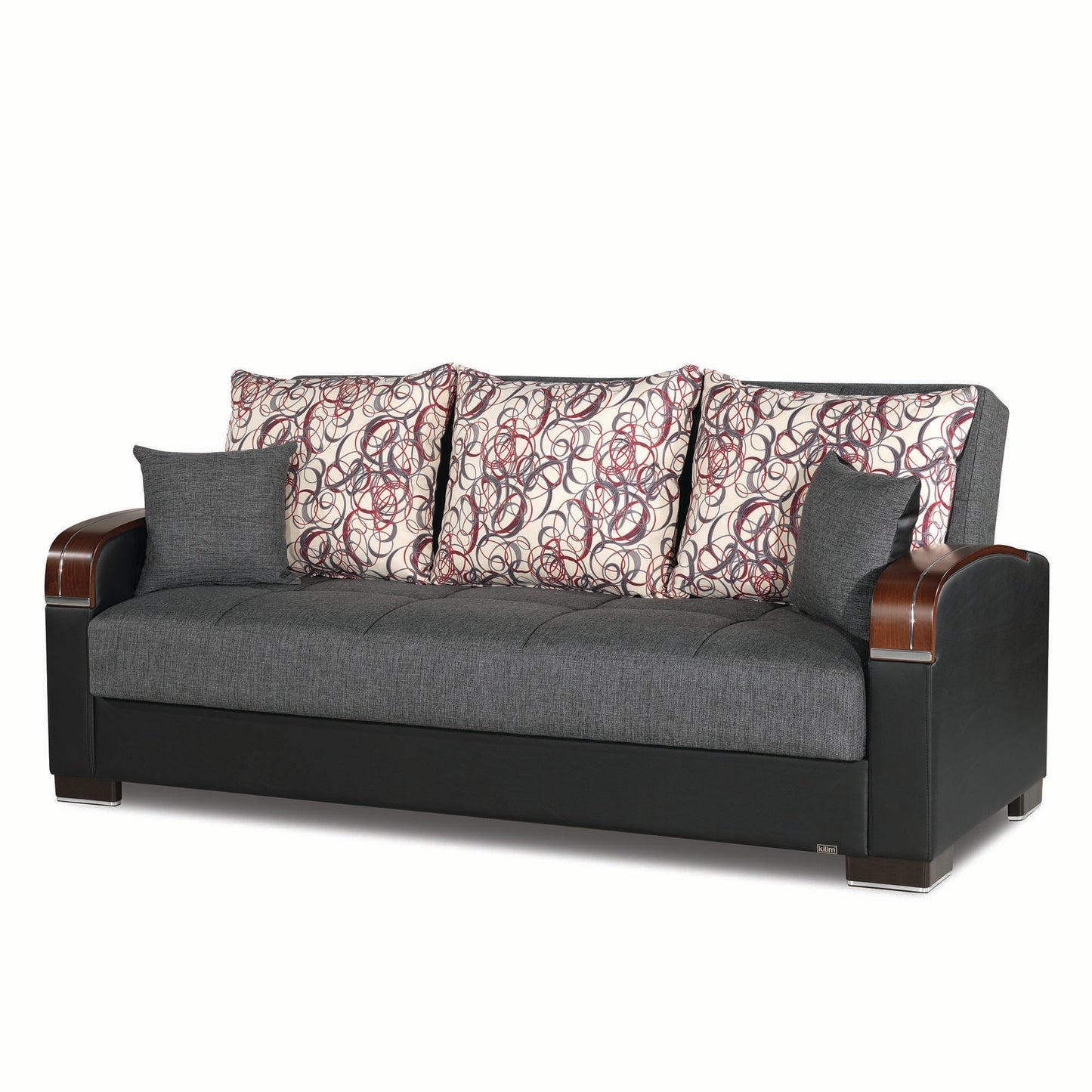 MOBIMAX   SOFABED IN GRAY 07-320  POLYESTER