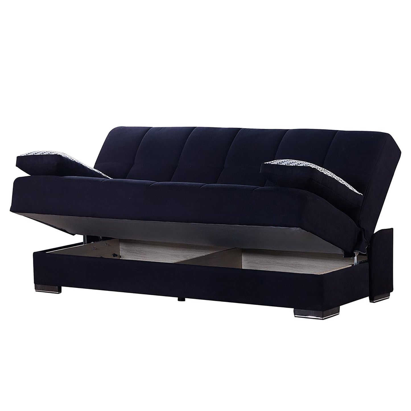 SOHO  SOFABED IN BLACK NANO