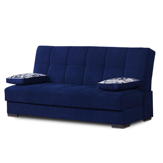 SOHO  SOFABED IN BLUE NANO