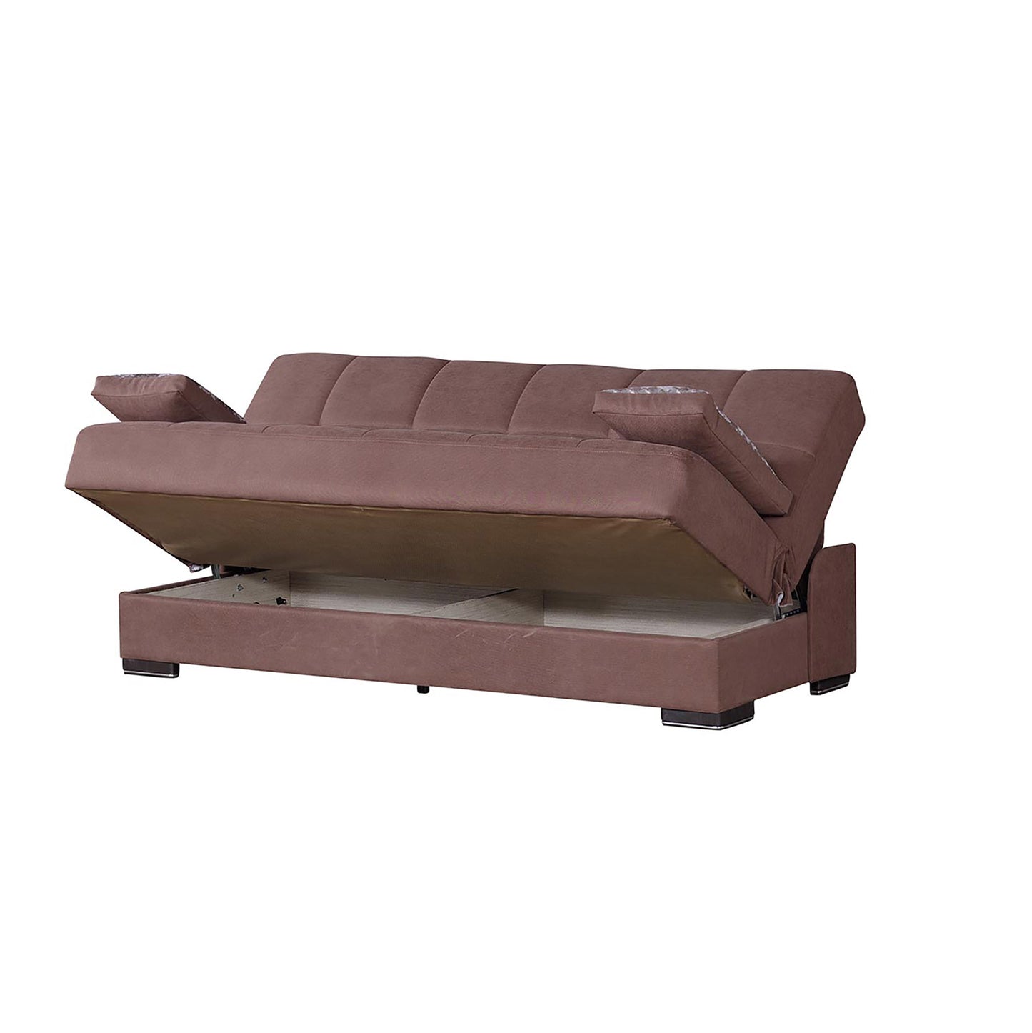 SOHO  SOFABED IN BROWN NANO