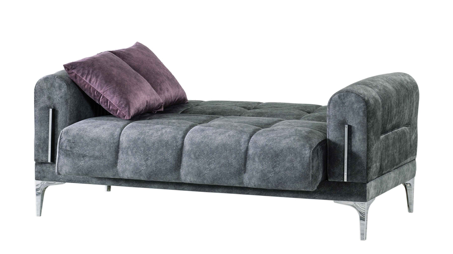 MODA  LOVE SEAT  IN GRAY