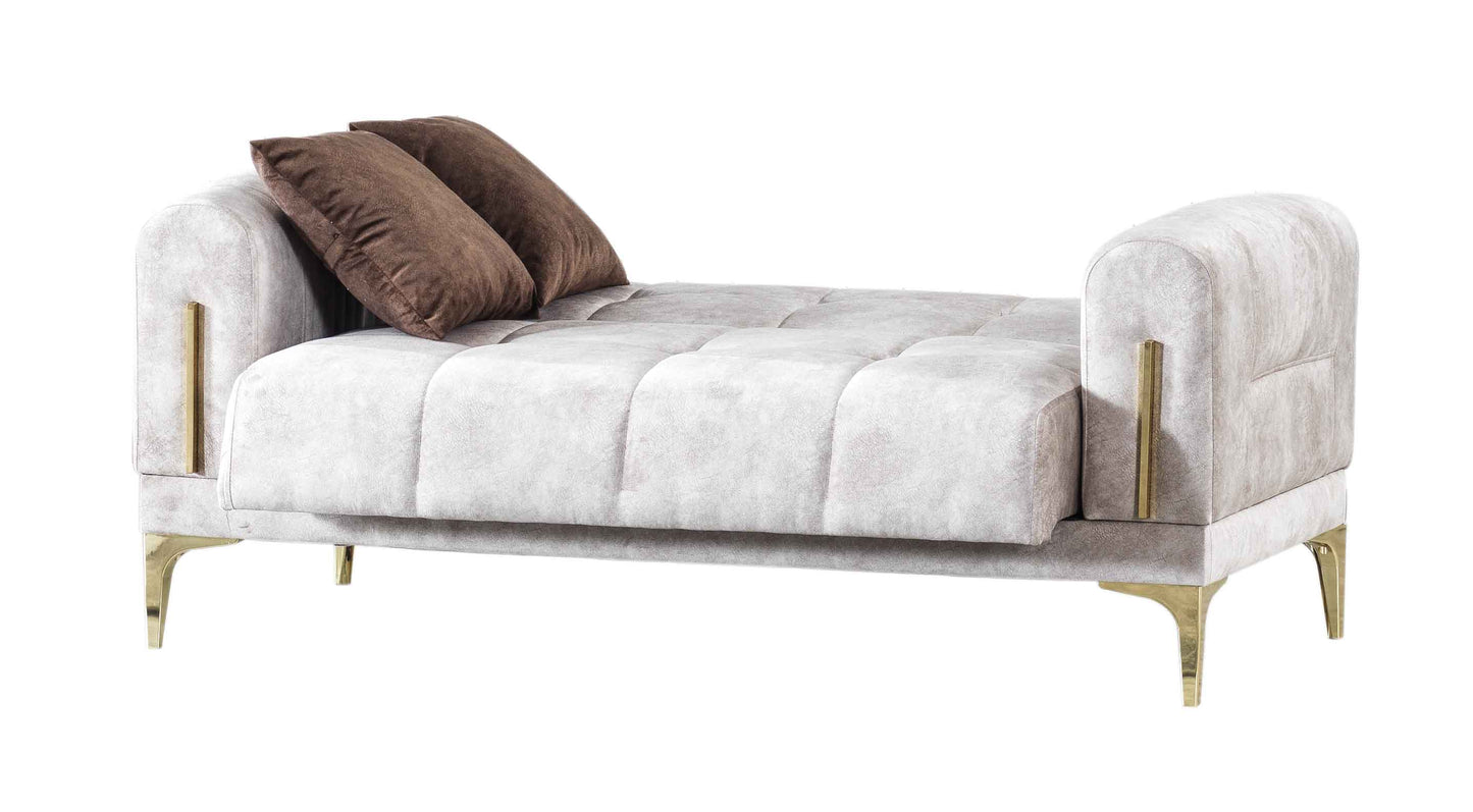 MODA  LOVE SEAT  IN BEIGE