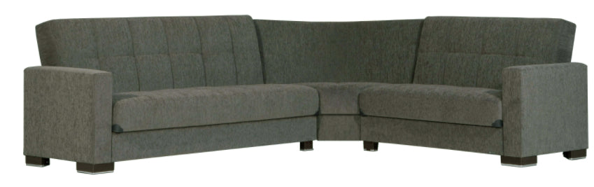 Armada Green Fabric Corner Sectional Sofa